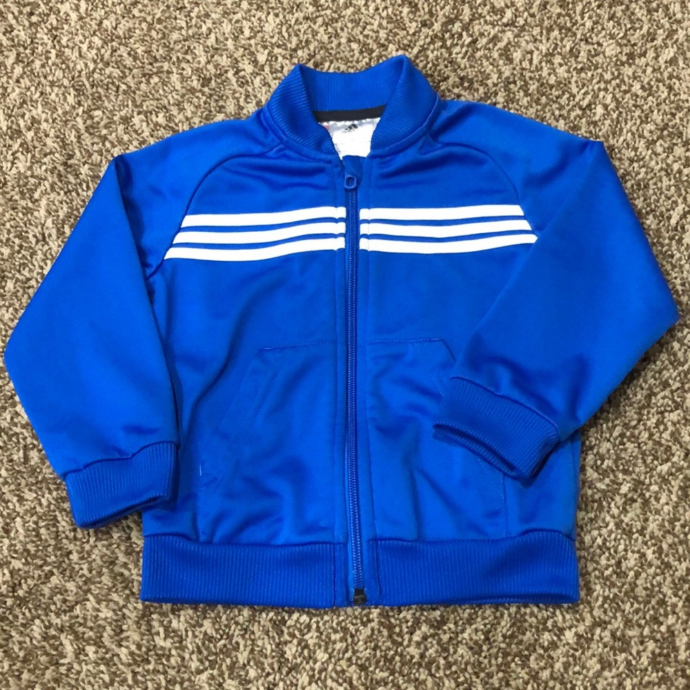Royal Blue Adidas Zip-up Jacket